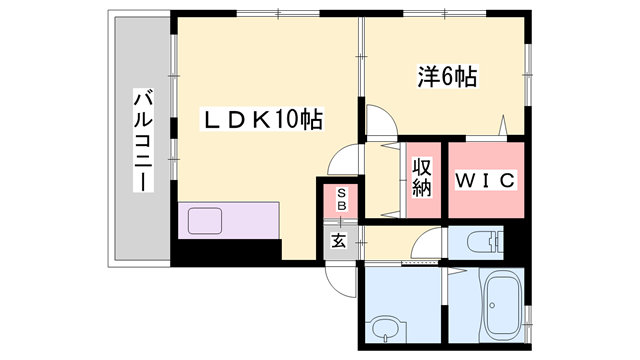 ランチの物件間取画像