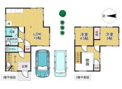 網干区坂上戸建ての物件間取画像