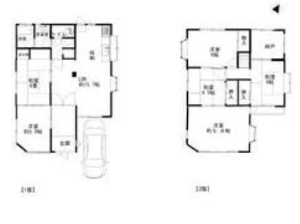 貸戸建て住宅の物件間取画像