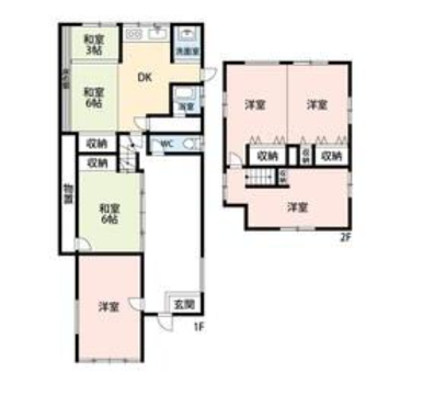 物件間取画像