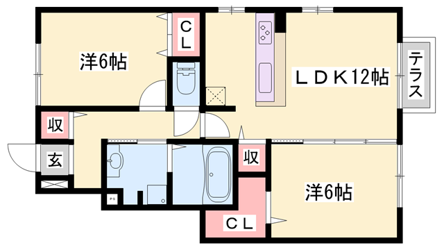 物件間取画像