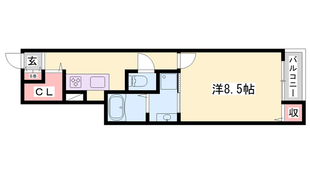 グランデフォルトーネBの物件間取画像