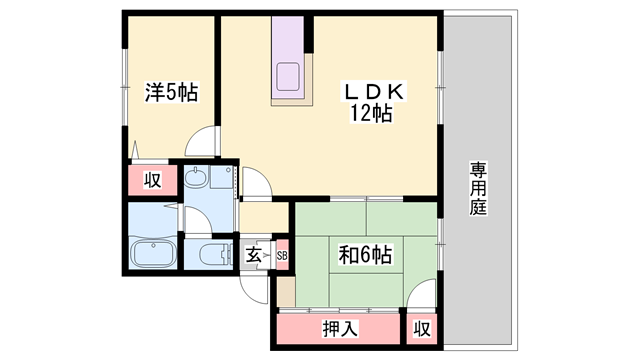 物件間取画像
