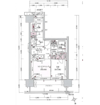 物件間取画像