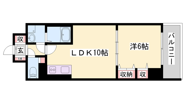 MISTRAL栗山の物件間取画像