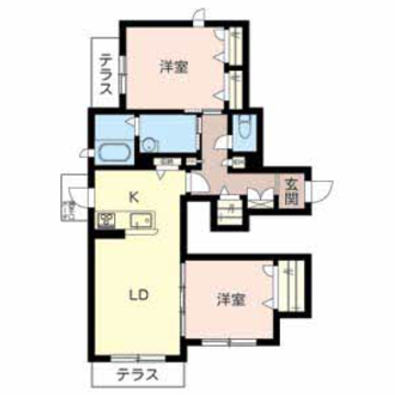 物件間取画像