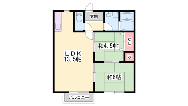 VANROCK勝原駅前の物件間取画像