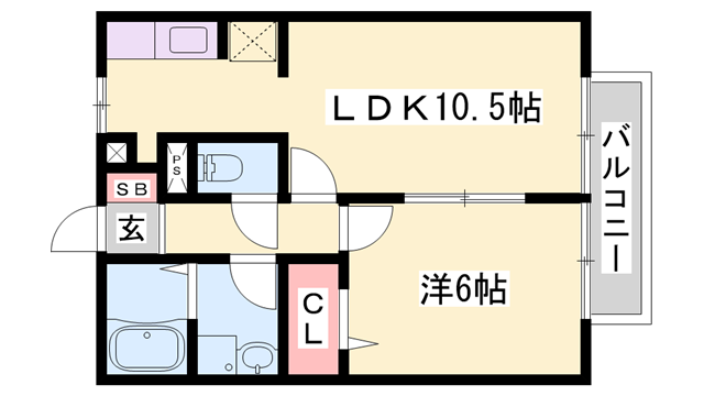 ラフェスタ春日の物件間取画像