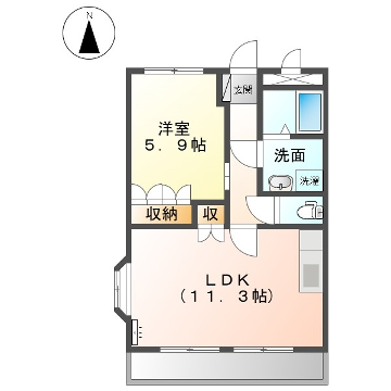 物件間取画像
