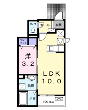 ルミナ手柄Ⅱの物件間取画像