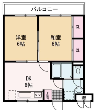 ロイヤルメゾン白浜の物件間取画像