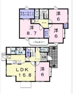 物件間取画像