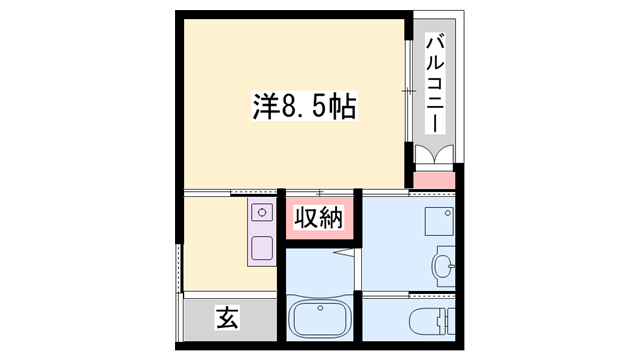 ハイツ・コンブリオの物件間取画像