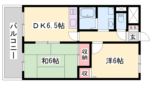物件間取画像