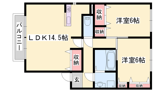 物件間取画像