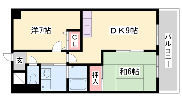 オーセント飯田の物件間取画像