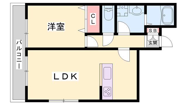 East Road手柄の物件間取画像