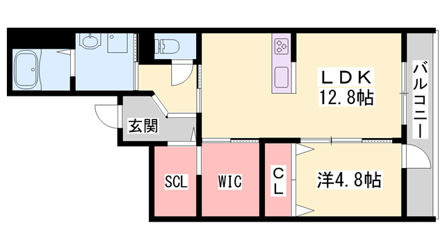 KS東ビルの物件間取画像