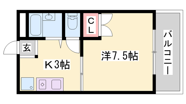 グリーンゲイブルズの物件間取画像