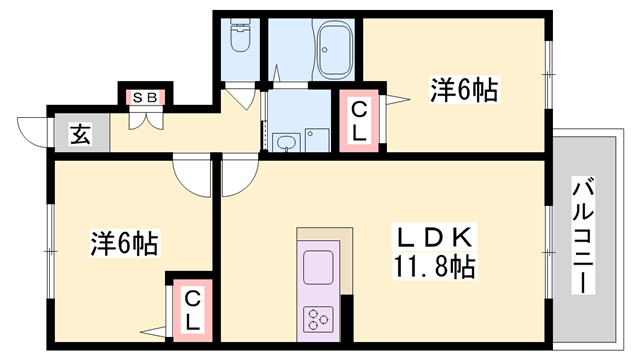 物件間取画像