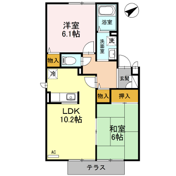 物件間取画像