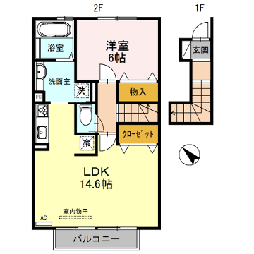 ラ・レガッタ都の物件間取画像