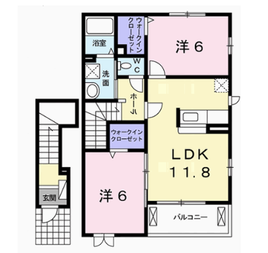 物件間取画像
