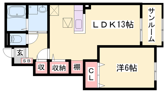 メゾン　ド　ボヌールの物件間取画像