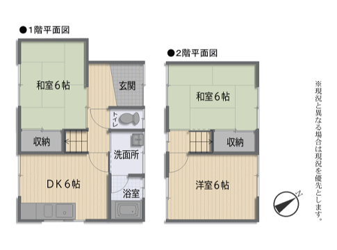 津市場貸住宅の物件間取画像