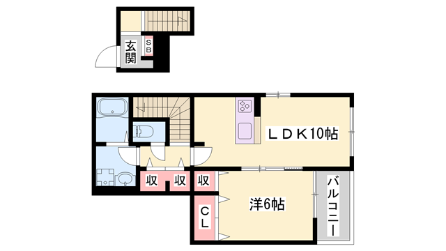 物件間取画像