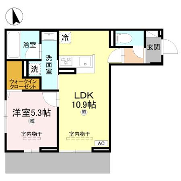 Cube Plageの物件間取画像