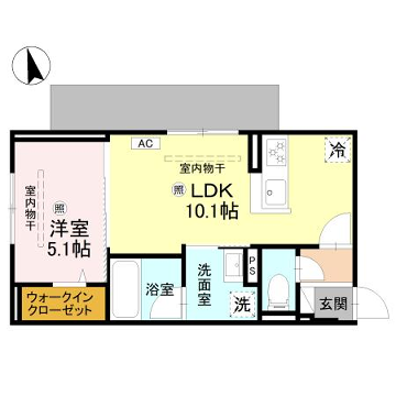 物件間取画像