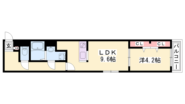 MISTRAL神田町の物件間取画像