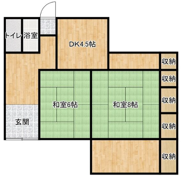 物件間取画像