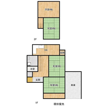 姫路市夢前町菅生澗戸建の物件間取画像