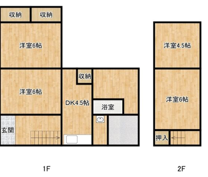 姫路市大塩町戸建の物件間取画像