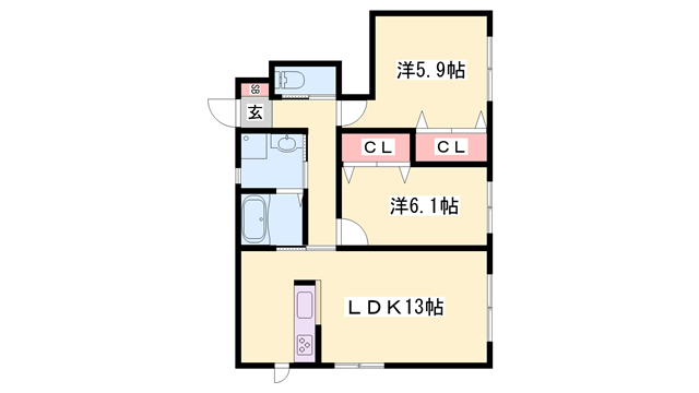 物件間取画像