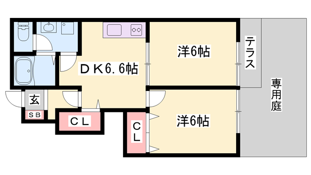 物件間取画像