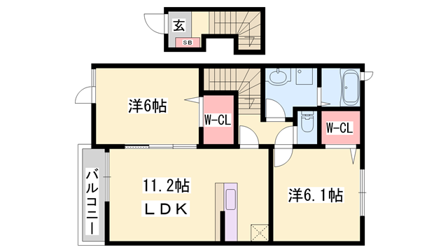 ラミヤカーサの物件間取画像