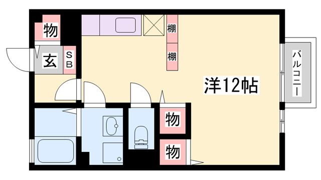 物件間取画像