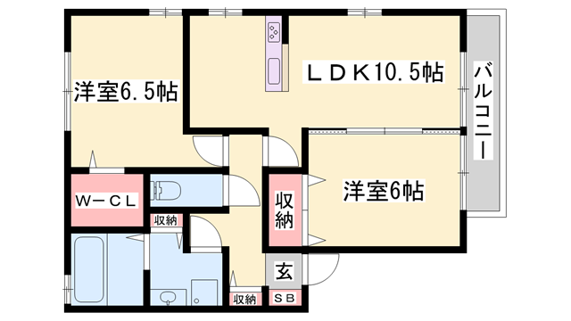 物件間取画像