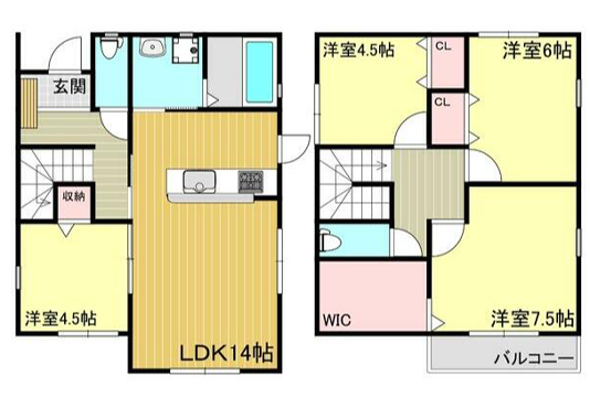 物件間取画像