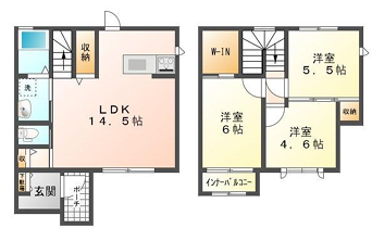 物件間取画像
