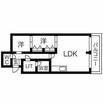 物件間取画像