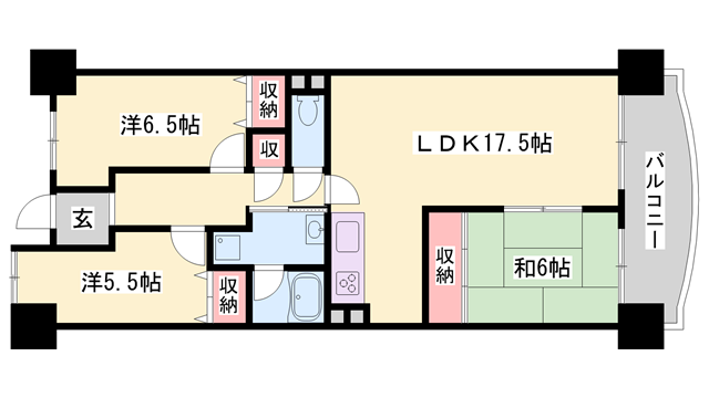 物件間取画像