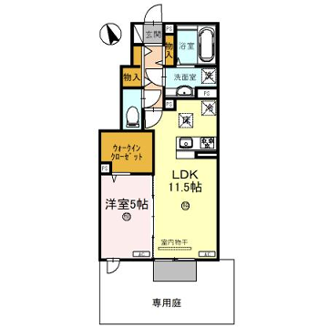 ラビアンローズ三木の物件間取画像