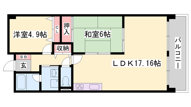 物件間取画像