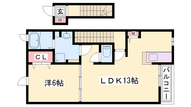 物件間取画像