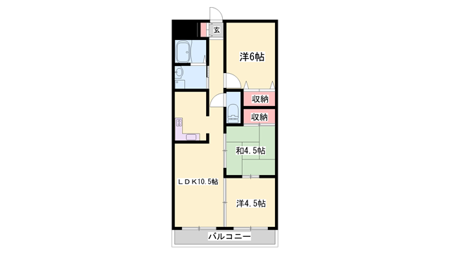 物件間取画像