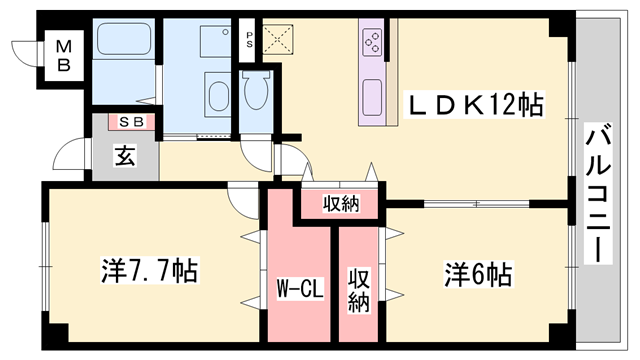 物件間取画像